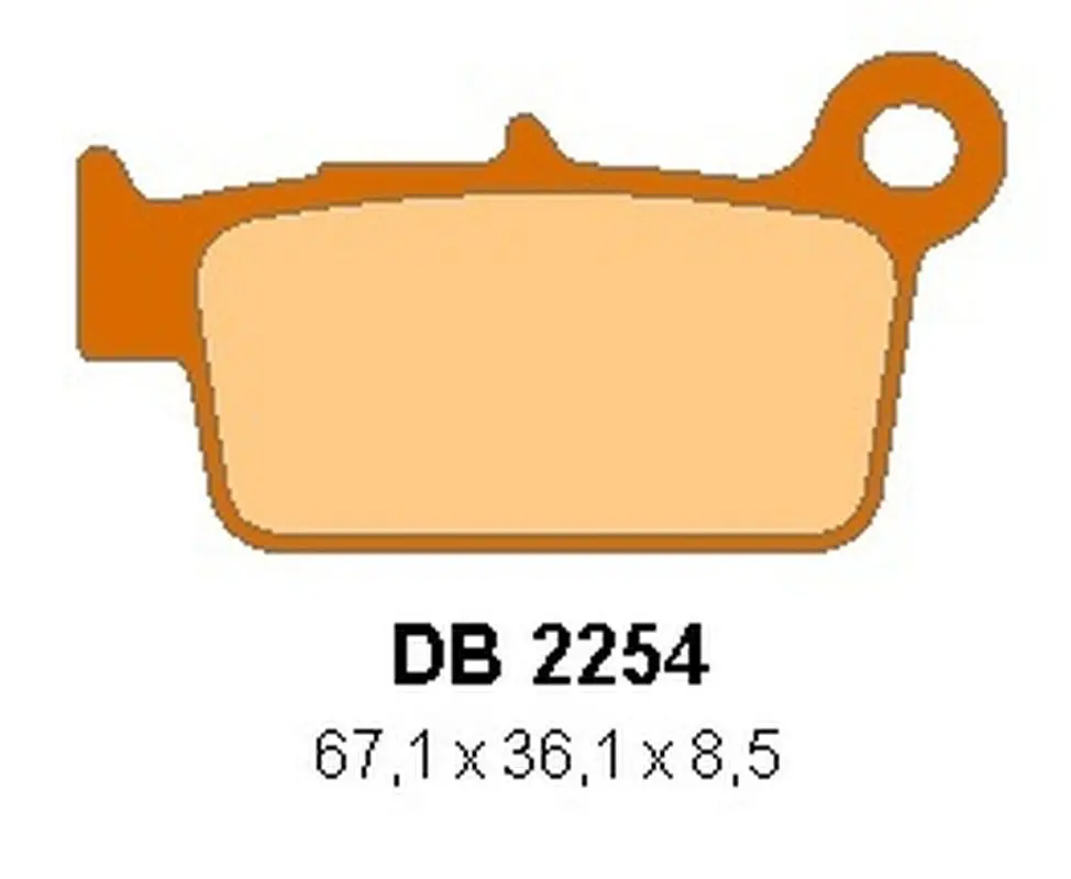 DELTA BRAKING brzdové destičky KH367/2 zadní BETA RR 50/125 08-15, 200 URBAN 08-15, 200 RR 20-23, 250 RR 13-22, 300 RR 13-23, 350 ALP4, 400 RR 05-17,