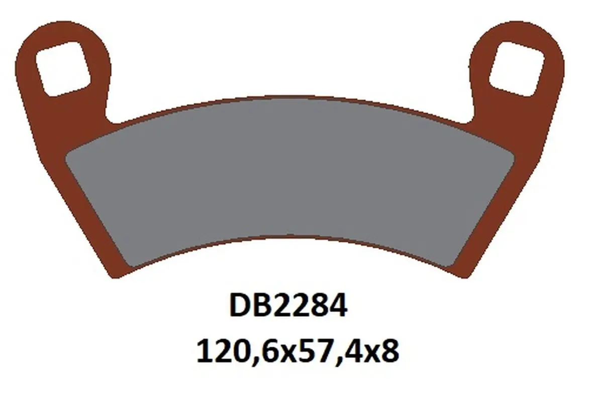 DELTA BRAKING brzdové destičky KH656 přední POLARIS RANGER ELECTRIC 16-22, SPORTSMAN 325 14-15, RANGER 570 14-22, RANGER/RZR 4 900 17-19,