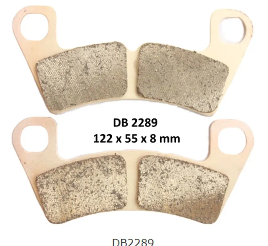 DELTA BRAKING brzdové destičky KH740 přední ARCTIC CAT PROWLER 812 PRO 19-21, WILDCAT 1000 19-21, CUSHMAN HAULER DIESEL 19-20 (DELTA BRAKING brzdové)