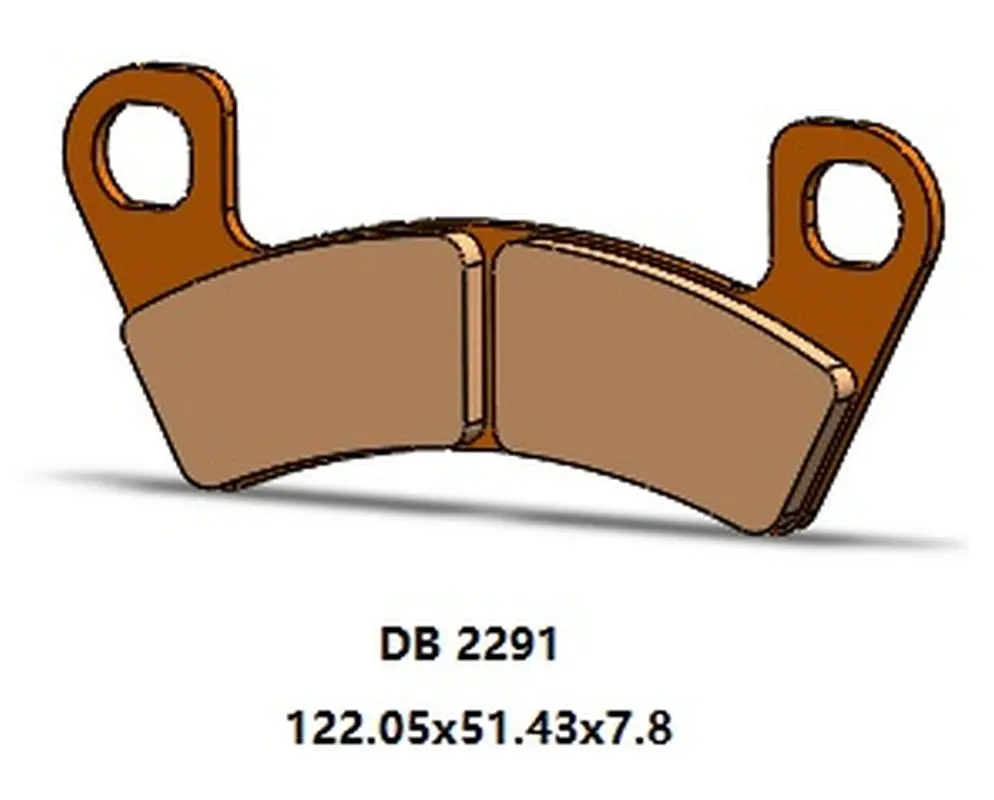 DELTA BRAKING brzdové destičky KH741 přední ARCTIC CAT WILDCAT 700 15-19, STAMPEDE 900 17-19 ( )