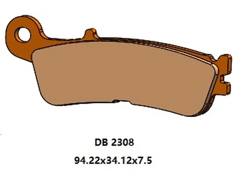 DELTA BRAKING brzdové destičky KH755 přední FANTIC XX 125, XEF/XXF 250/450, XEX 250 21-22, YAMAHA WR/YZ 250F/450F 19-22, YZ 450FX 21-22 (DELTA)