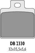 DELTA BRAKING brzdové destičky KH282 (DELTA BRAKING brzdové destičky KH282)