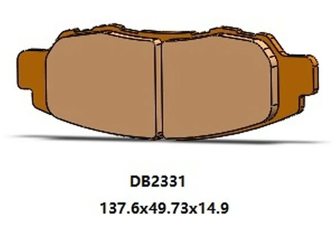 DELTA BRAKING brzdové destičky KH669/4 přední POLARIS SLINGSHOT 2000 15-18 (DELTA BRAKING brzdové destičky KH669/4 přední POLARIS SLINGSHOT 2000)