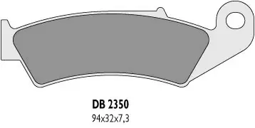 DELTA BRAKING brzdové destičky KH125 (DELTA BRAKING brzdové destičky KH125)