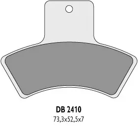 DELTA BRAKING brzdové destičky KH270 QUADZILLA - nahrazuje DB2410MX-D a DB2410QD-D (DELTA BRAKING brzdové destičky KH270 QUADZILLA - nahrazuje)