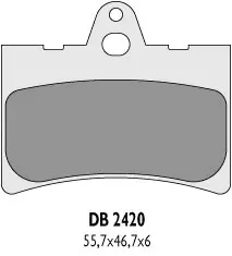 DELTA BRAKING brzdové destičky KH156 (DELTA BRAKING brzdové destičky KH156)