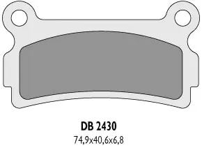 DELTA BRAKING brzdové destičky KH164 (DELTA BRAKING brzdové destičky KH164)
