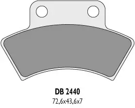 DELTA BRAKING brzdové destičky KH232 QUADZILLA, POLARIS zadní - nahrazuje DB2440MX-D a DB2440QD-D (DELTA BRAKING brzdové destičky KH232 QUADZILLA,)