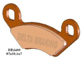 DELTA BRAKING brzdové destičky KH159 POLARIS - nahrazuje DB2460MX-D a DB2460QD-D (DELTA BRAKING brzdové destičky KH159 POLARIS - nahrazuje DB2460MX-D)