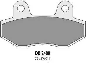 DELTA BRAKING brzdové destičky KH86 - nahrazuje DB2480MX-D a DB2480QD-D (DELTA BRAKING brzdové destičky KH86 - nahrazuje DB2480MX-D a DB2480QD-D)