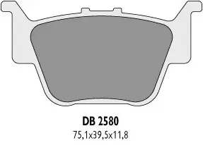 DELTA BRAKING brzdové destičky KH373 HONDA TRX zadní - nahrazuje DB2580MX-D a DB2580QD-D (DELTA BRAKING brzdové destičky KH373 HONDA TRX zadní -)