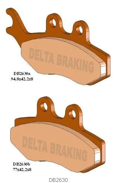 DELTA BRAKING brzdové destičky KH194 - nahrazuje DB2630MX-D a DB2630QD-D (DELTA BRAKING brzdové destičky KH194 - nahrazuje DB2630MX-D a DB2630QD-D)