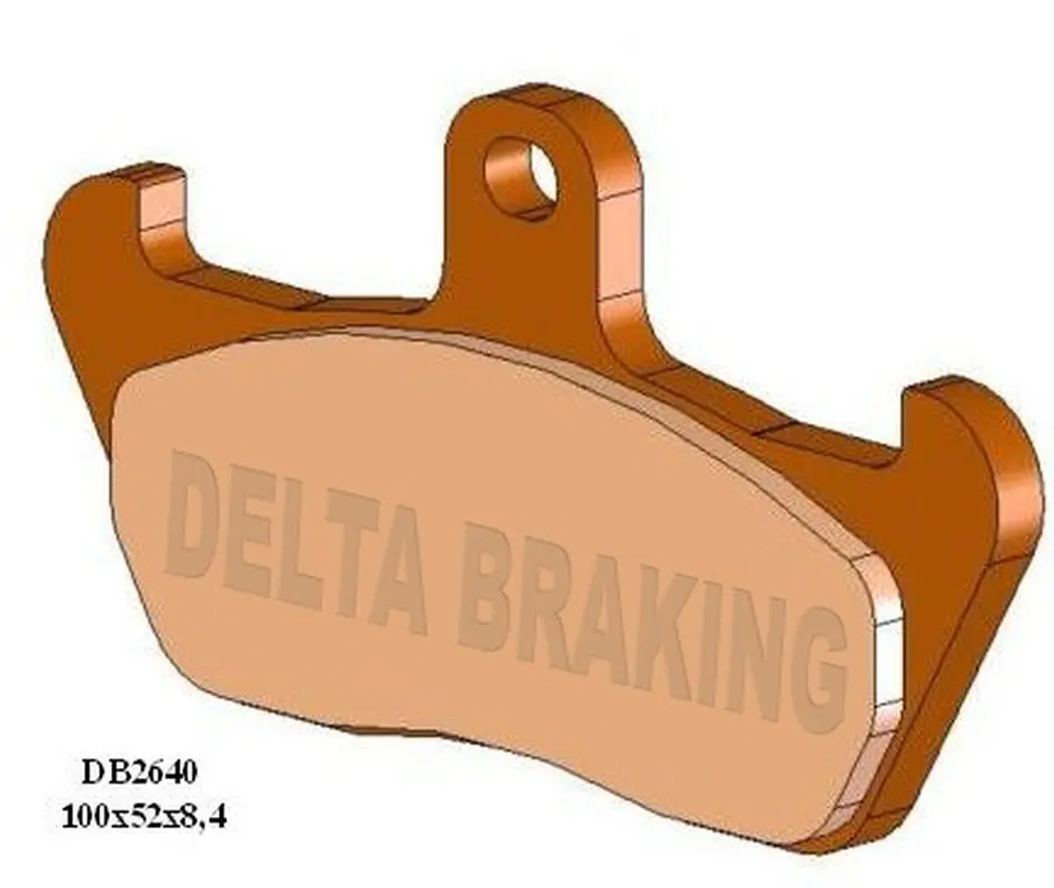 DELTA BRAKING brzdové destičky KH163 přední CAGIVA MITO 125 91-92, SUPER CITY 125 92-00, W8 125/W12 350/W16 600 93-98, APRILIA TUAREG 125/600 89,