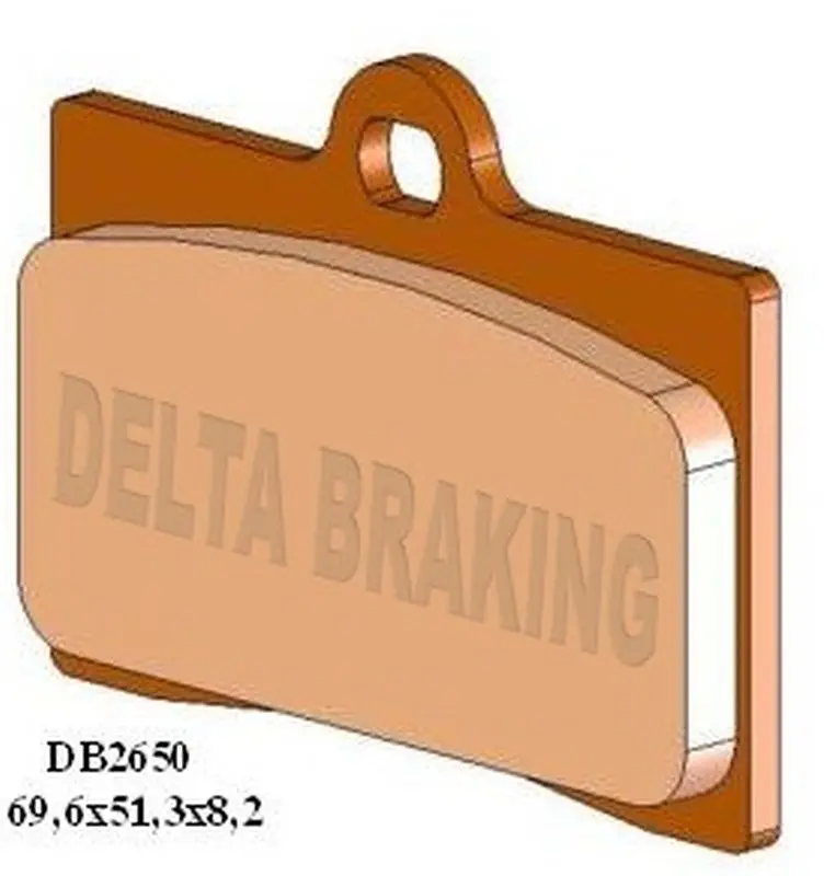 DELTA BRAKING brzdové destičky KH95 přední APRILIA RS 50/125 11-20, CAGIVA MITO 125 93-10, DUCATI MONSTER 900 93-99, MOTO GUZZI CALIFORNIA 1100 94-01,