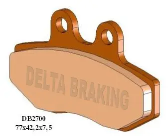 DELTA BRAKING brzdové destičky KH167 - nahrazuje DB2700MX-D a DB2700QD-D (DELTA BRAKING brzdové destičky KH167 - nahrazuje DB2700MX-D a DB2700QD-D)