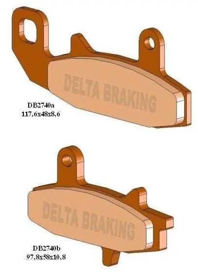 DELTA BRAKING brzdové destičky KH147 - nahrazuje DB2740MX-D a DB2740QD-D (DELTA BRAKING brzdové destičky KH147 - nahrazuje DB2740MX-D a DB2740QD-D)