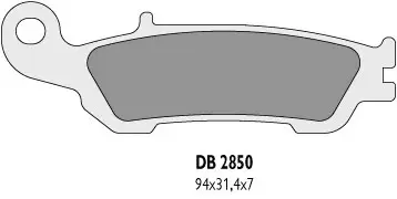 DELTA BRAKING brzdové destičky KH450 přední YAMAHA YZ/YZF 08-16 - nahrazuje DB2850MX-D a DB2850QD-D (DELTA BRAKING brzdové destičky KH450 přední)