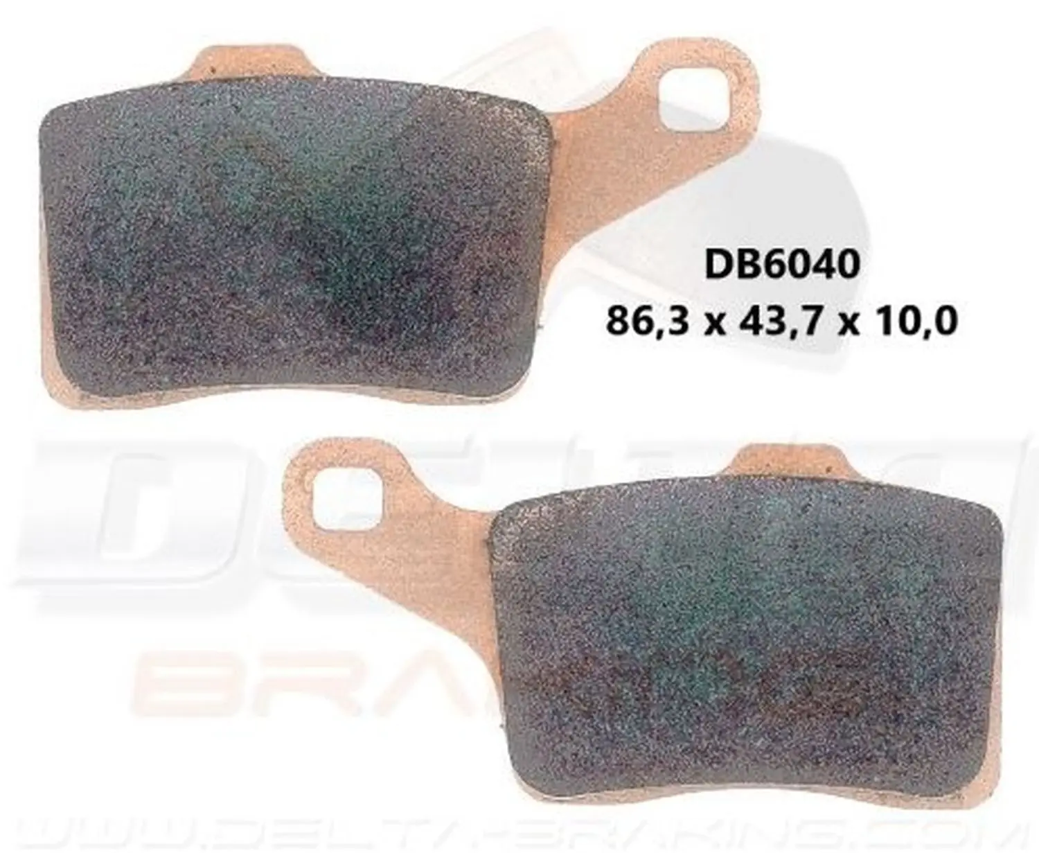 DELTA BRAKING brzdové destičky SKI DOO SNOWMOBILE (DELTA BRAKING brzdové destičky SKI DOO SNOWMOBILE)