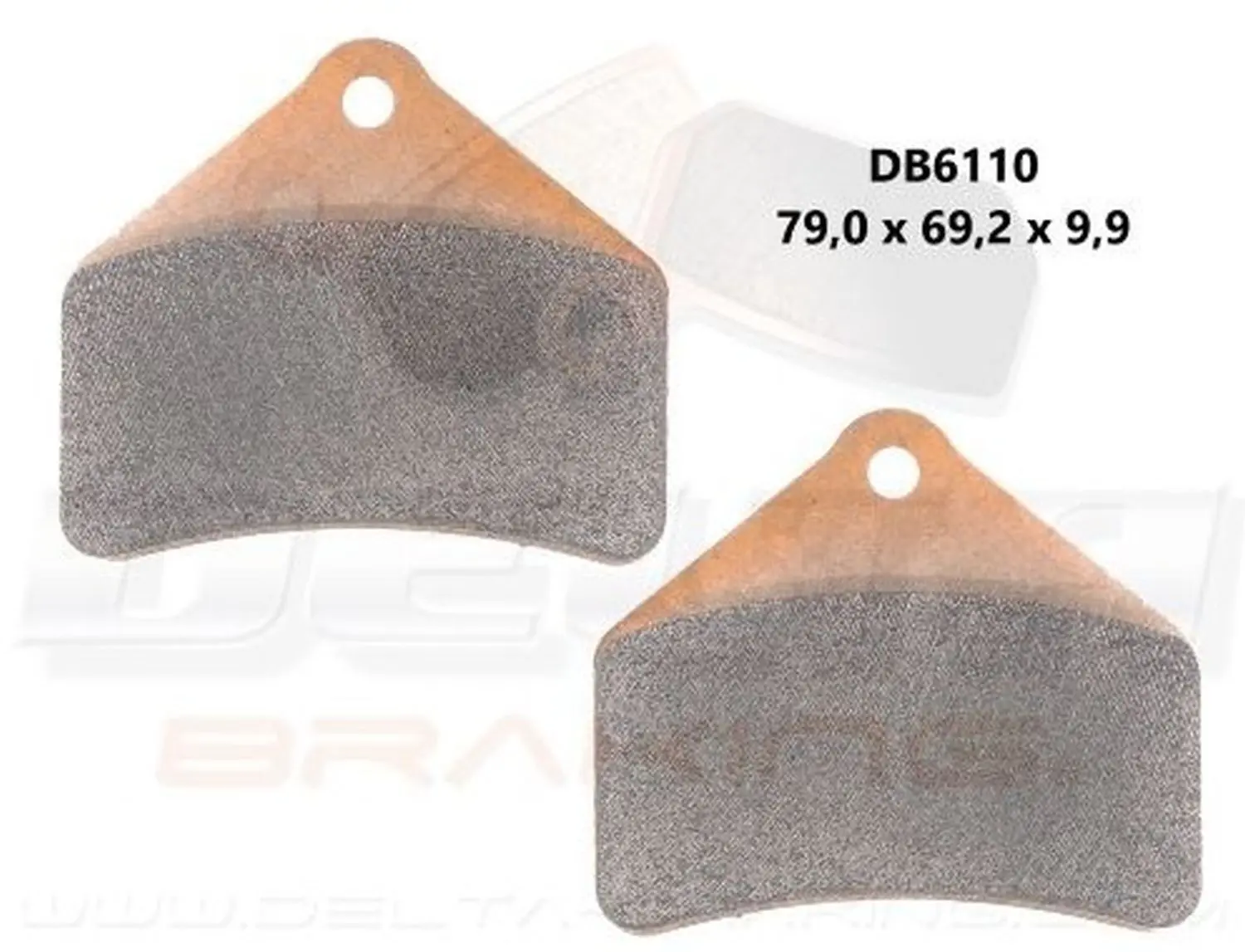 DELTA BRAKING brzdové destičky ARCTIC CAT SNOWMOBILE ( )