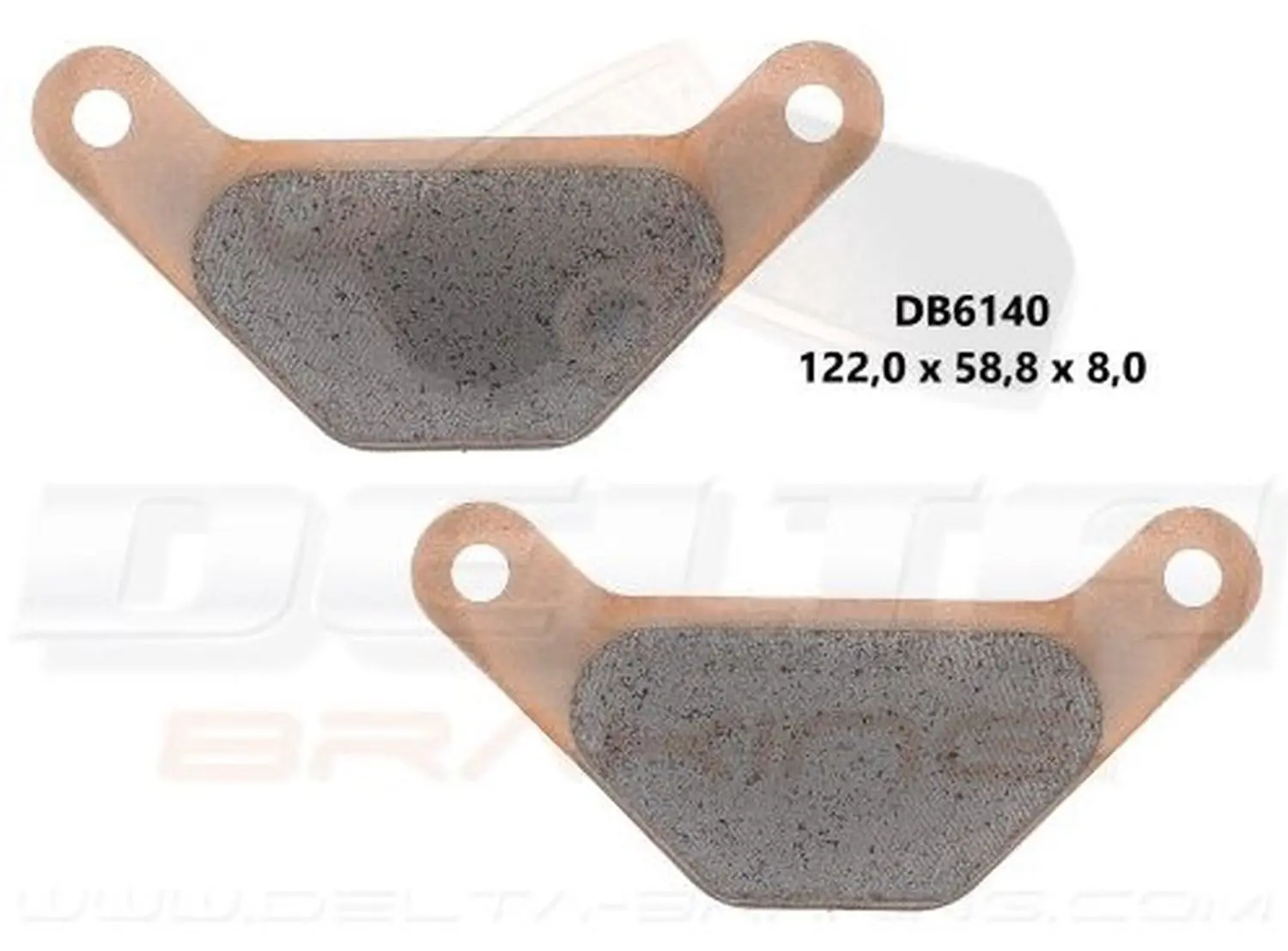 DELTA BRAKING brzdové destičky POLARIS SNOWMOBILE (DELTA BRAKING brzdové destičky POLARIS SNOWMOBILE)