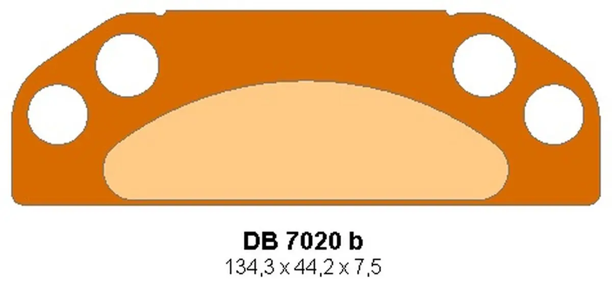 DELTA BRAKING brzdové destičky KH659 (parkovací brzda) levý přední POLARIS RANGER EV ELECTRIC 10-22, RANGER 500 08-13, RANGER 700 06-09, RANGER 800