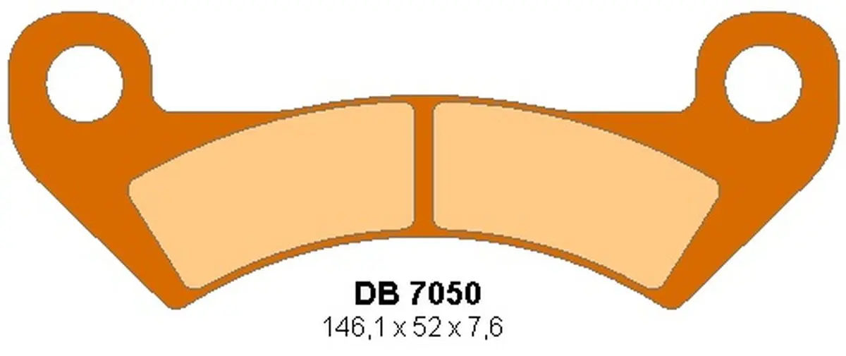 DELTA BRAKING brzdové destičky přední JOHN DEERE XUV 325/825/850/855 GATOR 10-11, HPX GATOR 10-11 ( )