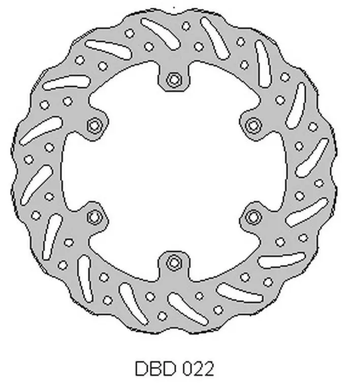 DELTA BRAKING brzdový kotouč zadní SUZUKI RM 125 88-10, RM 250 88-10, DRZ 250 01-07, YAMAHA YZ 125 01-16, YZ/YZF/WR 250 01-16, WRF/YZF 426/450 02-16,