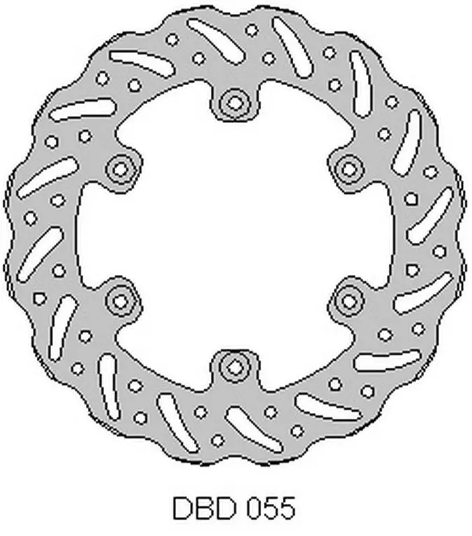 DELTA BRAKING brzdový kotouč zadní GAS-GAS 125/200/250/300/450 95-21, WAVE (220X108,2X4mm) (6X6,5mm) (NG1057) (DELTA BRAKING brzdový kotouč zadní)