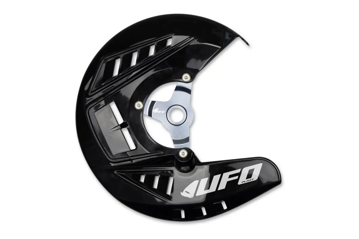 UFO kryt brzdového kotouče přední HONDA CRF 250 R 13-21, CRF 450 R 13-20, CRF 250 RX 19-21, CRF 450 RX 17-20 barva černá - nahrazuje HO04677001 (UFO)
