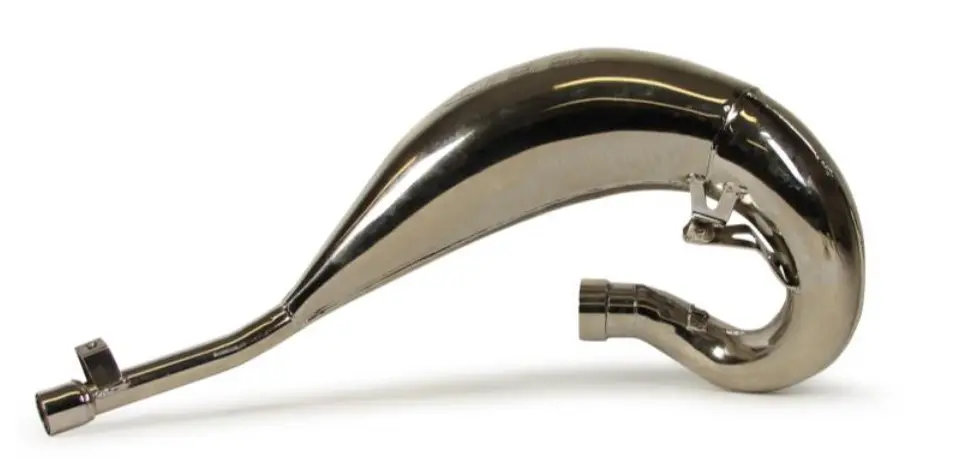 DEP PIPES difuzor/komora/rezonanční trubice poniklovaná (FRONT EXHAUST PIPE NICKEL): HONDA CR125 R / 144 '05-'19 (CR125) ( )