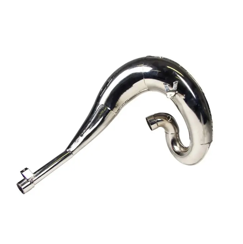 DEP PIPES difuzor/komora/rezonanční trubice poniklovaná (FRONT EXHAUST PIPE NICKEL): HONDA CR 250 `89-91 (na objednávku) (DEP PIPES)
