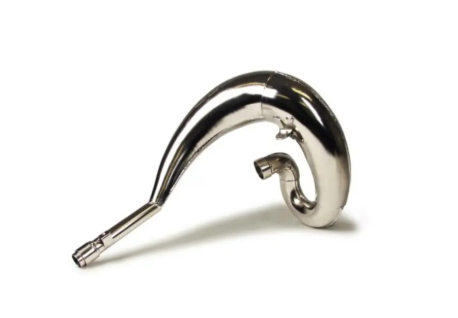 DEP PIPES difuzor/komora/rezonanční trubice poniklovaná (FRONT EXHAUST PIPE NICKEL): HONDA CR 250 '88 (na objednávku) (DEP PIPES)