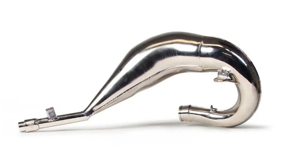 DEP PIPES difuzor/komora/rezonanční trubice poniklovaná (FRONT EXHAUST PIPE NICKEL): SUZUKI RM 125 '01-'20 ( )