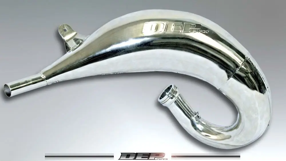 DEP PIPES difuzor/komora/rezonanční trubice poniklovaná (FRONT EXHAUST PIPE NICKEL): KTM SX 125/150 '16-'18, EXC 125/150 '16-, HUSQVARNA TC 125