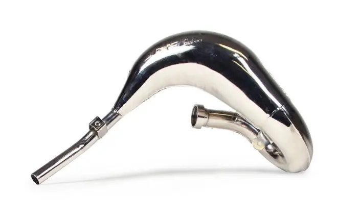 DEP PIPES difuzor/komora/rezonanční trubice poniklovaná (FRONT EXHAUST PIPE NICKEL): KTM SX 85 '04-'17, HUSQVARNA TE 85 '14-'17 (DEP PIPES)