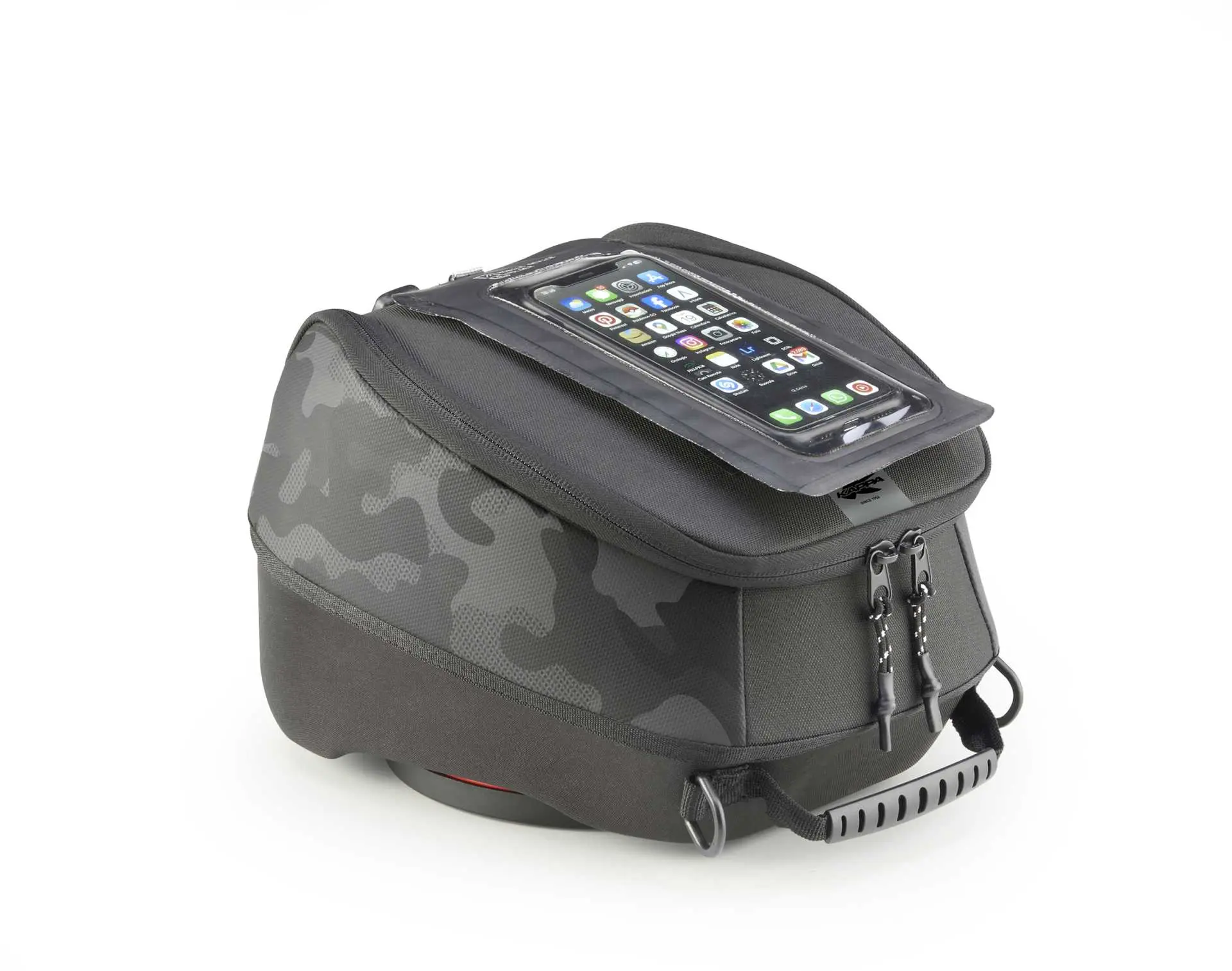 KAPPA brašna na nádrž pro upevnění Tanklock 9L (výška 18cm X šířka 22cm X délka 34cm) barva černá (K'DRIFTER) (KAPPA brašna na nádrž pro upevnění)