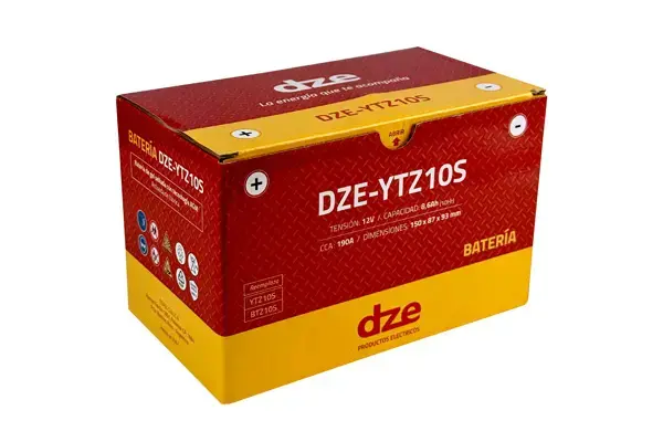 DZE gelová baterie YTZ10S 12V 8.6AH 190A 150X87X93 bezúdržbová - naplněná (12) ( )