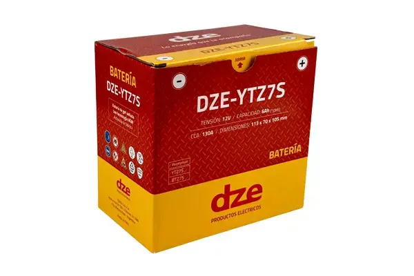 DZE gelová baterie YTZ7S 12V 6AH 130A 113X70X105 bezúdržbová - naplněná (12) ( )
