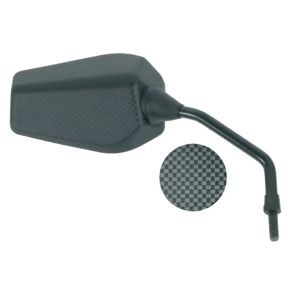 VICMA pravé zrcátko, průměr závitu 8mm, levá/pravá strana, barva carbon DERBI ATLANTIS, GP1, PEUGEOT XPS 50 2003-2009 (E151D) (VICMA pravé zrcátko,)