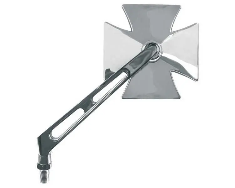 V PARTS (VICMA) levé zrcátko, průměr závitu 10mm, pravá strana, barva chromovaná (E160I) (V PARTS (VICMA) levé zrcátko, průměr závitu 10mm, pravá)