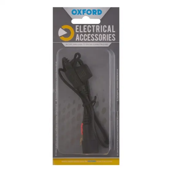 OXFORD kabel k baterii pro připojení nabíječky výstup USA/SAE 0,5M (EL) (OXFORD kabel k baterii pro připojení nabíječky výstup USA/SAE 0,5M (EL))