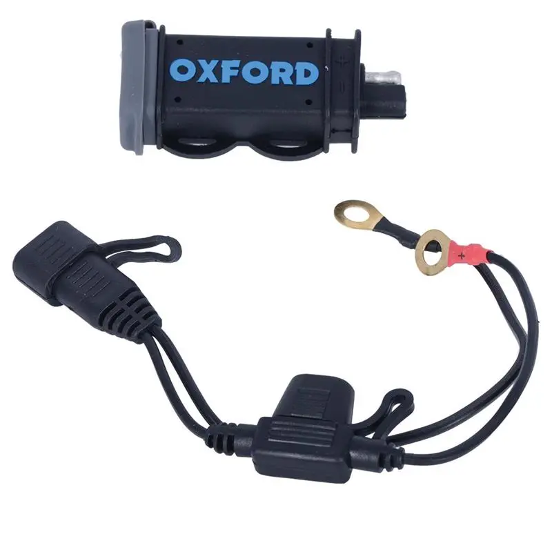 OXFORD univerzální nabíječka USB 12V 2,1 ampér barva černá (EL) ( )