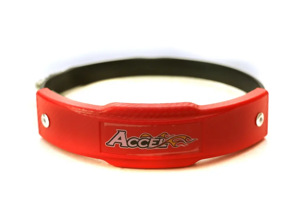 ACCEL kryt výfuku průměr 127-152mm barva červená - (EPG-01RD) ( )