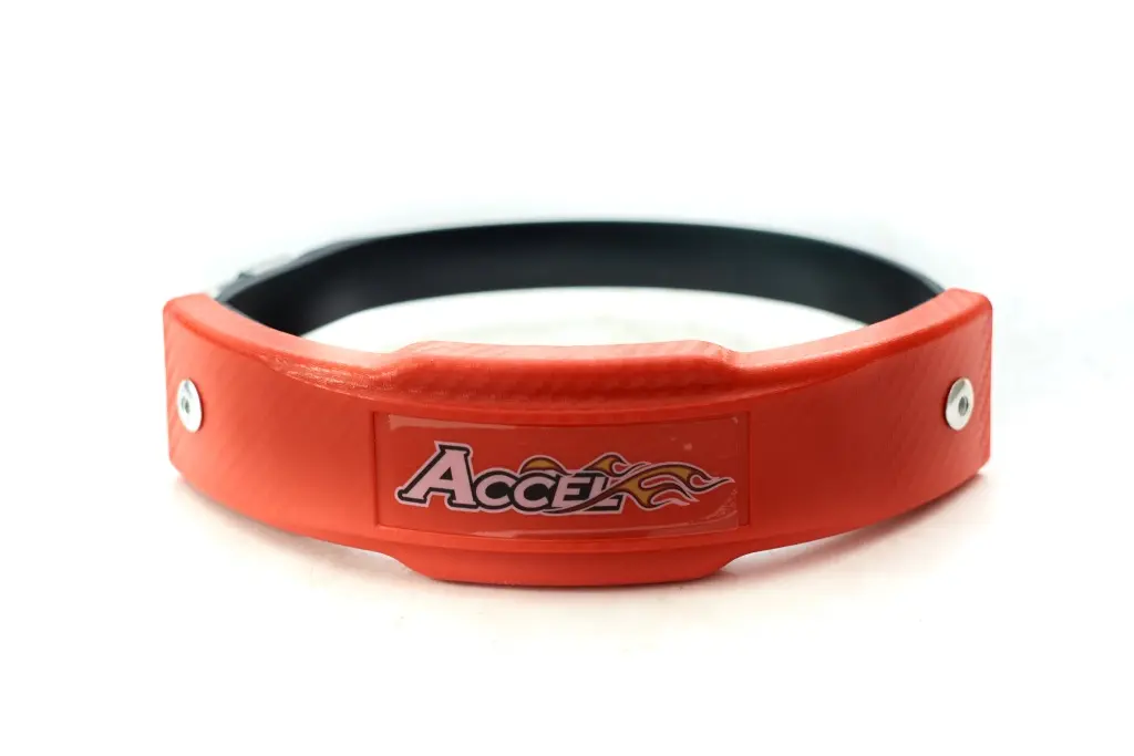 ACCEL kryt výfuku průměr 102-127mm barva červená - (EPG-02RD) (ACCEL kryt výfuku průměr 102-127mm barva červená - (EPG-02RD))