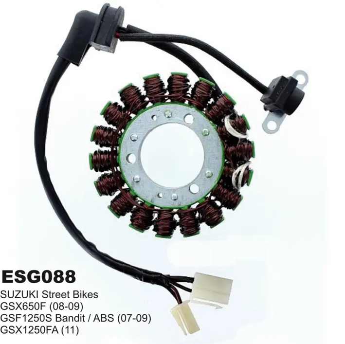 ELECTROSPORT vinutí alternátoru (stator) SUZUKI GSF 650 07-08, GSF 1250 07-09, GSX 650F 08-09, GSX 1250F 11 (s impulzátorem) (ELECTROSPORT vinutí)