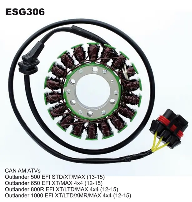 ELECTROSPORT vinutí alternátoru (stator) CAN-AM OUTLANDER 500 (13-15), 650 (12-15), 800/850 (12-16), 1000 (12-16), RENEGADE 800 (12-13), 1000 (12-1