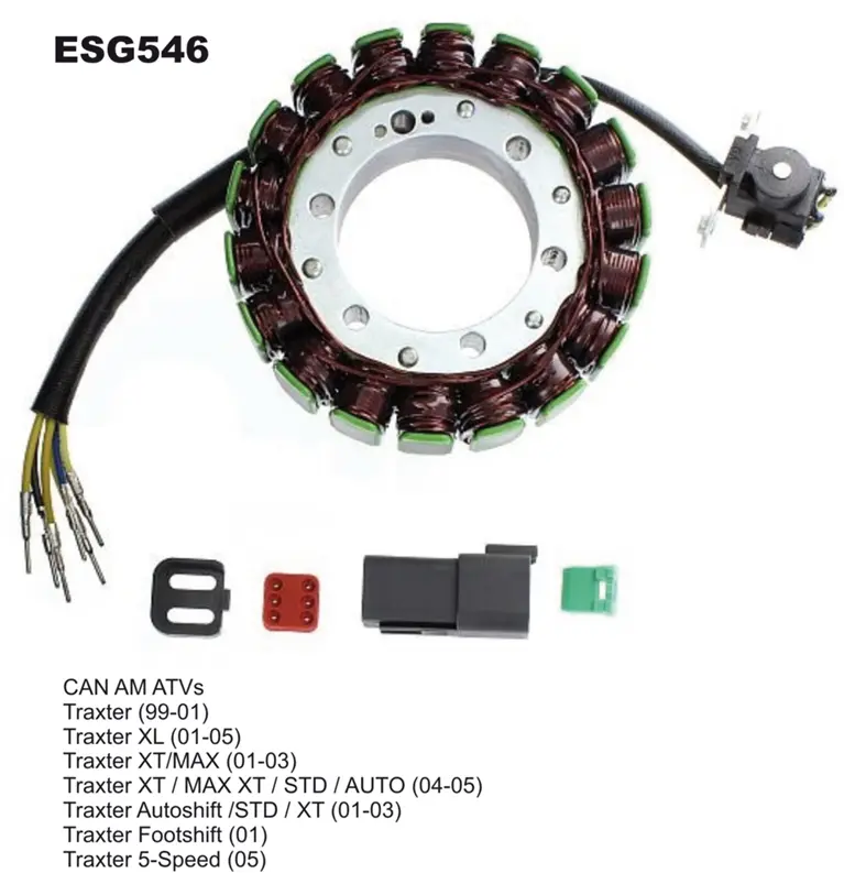 ELECTROSPORT vinutí alternátoru (stator) CAN-AM TRAXTER 500 (99-05) (420296321) ( )