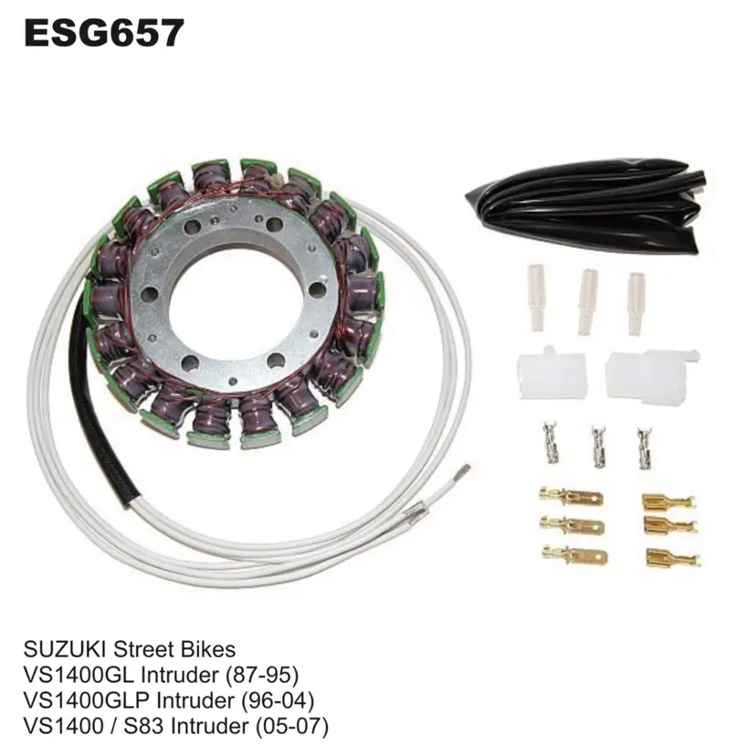 ELECTROSPORT vinutí alternátoru (stator) SUZUKI VS 1400 INTRUDER (87-07) (ELECTROSPORT vinutí alternátoru (stator) SUZUKI VS 1400 INTRUDER (87-07))