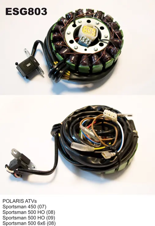 ELECTROSPORT vinutí alternátoru (stator) POLARIS SPORTSMAN 450/500 (07-09) (ELECTROSPORT vinutí alternátoru (stator) POLARIS SPORTSMAN 450/500)