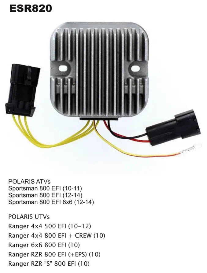 ELECTROSPORT regulátor napětí POLARIS SPORTSMAN 800 EFI 10-14, RANGER 500/800 EFI 10-14 (ELECTROSPORT regulátor napětí POLARIS SPORTSMAN 800 EFI)